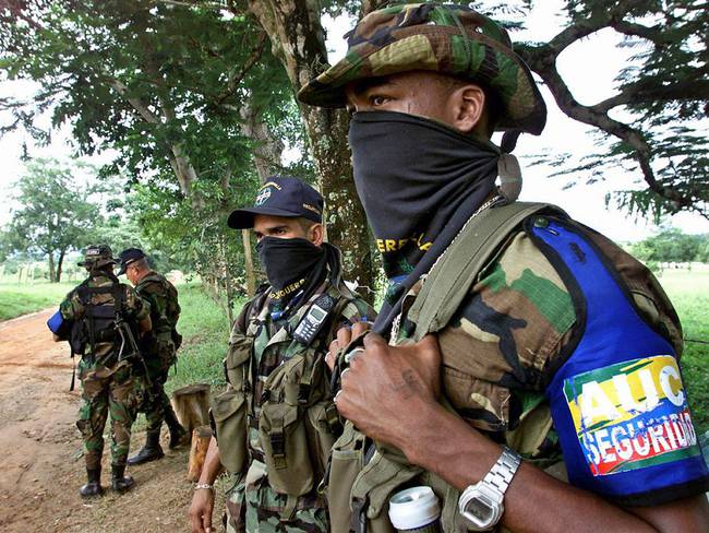 Imagen de referencia de las Autodefensas Unidad de Colombia.  (Photo credit should read FREDY AMARILES/AFP via Getty Images)