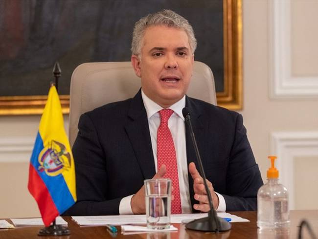 Presidente de Colombia, Iván Duque. Foto: Colprensa - Externos