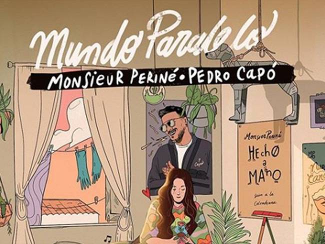 Monsieur Periné y Pedro Capó se unen para cantar ‘Mundo Paralelo’. Foto: Instagram: monsieurperine