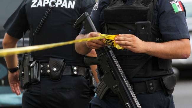 Foto de referencia de un policía mexicano. (Photo by Ulises Ruiz / AFP)        (Photo credit should read ULISES RUIZ/AFP via Getty Images)