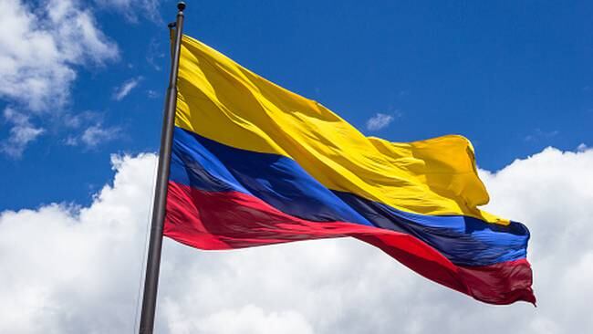 Bandera de Colombia. Foto:Getty