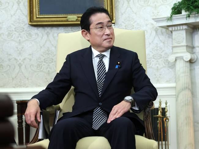 Primer ministro de Japón, Fumio Kishida. Foto: Kevin Dietsch/Getty Images.