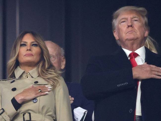 Melania Trump vuelve a protagonizar otro desplante en público a su marido. Foto: Getty Images/Elsa / Fotógrafo de plantilla
