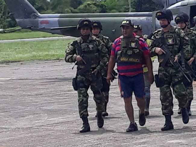 Ejército rescató a dos secuestrados del ELN en Arauca. Foto: La Wcon Julio Sánchez Cristo