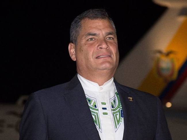 Rafael Correa, expresidente de Ecuador. Foto: Colprensa