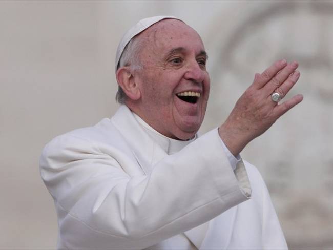 Papa Franciso, sumo pontífice de la Iglesia católica desde la Ciudad del Vaticano. Foto: Getty Images/Grzegorz Galazka