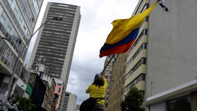 Imagen de referencia de manifestaciones Colombia. Foto: Getty Images.