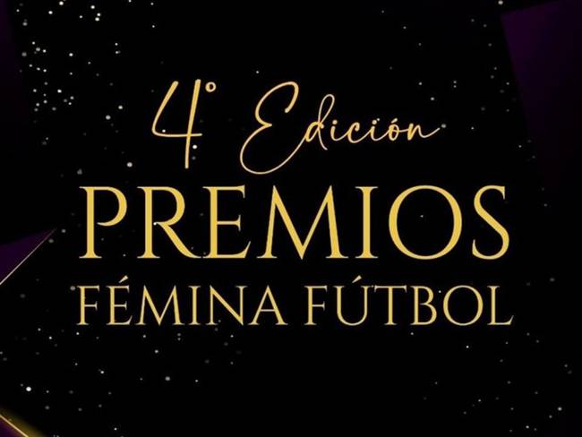 Premios Fémina Fútbol. Foto: feminafutbol.com