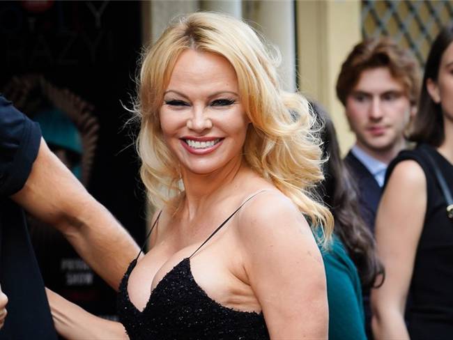 Actriz canadiense Pamela Anderson . Foto: Edward Berthelot/Getty Images