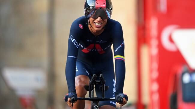 Ciclista colombiano Egan Bernal. Foto: Getty Images.