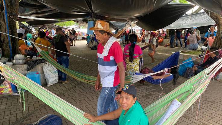 ¿Y el Gobierno Nacional? La pregunta que resuena entre desplazados en Tierralta. Foto: Cortesía. 