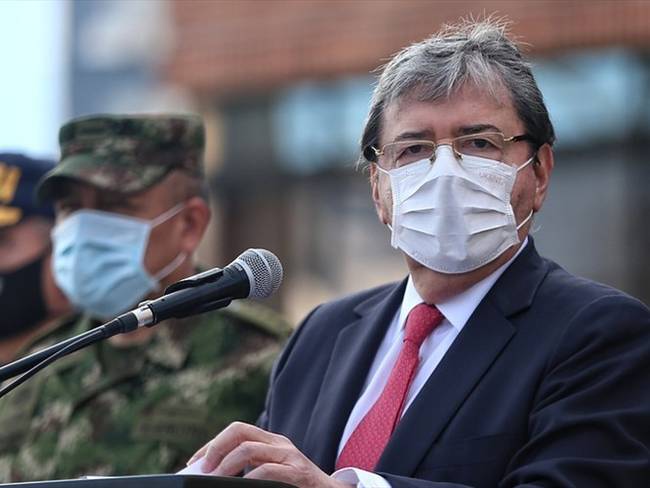 Ministro de Defensa hospitalizado por COVID-19. Foto: Colprensa