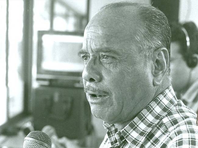 Pastor Londoño Pasos marcó una era en la radio colombiana durante la segunda mitad del siglo XX. Foto: Cortesía