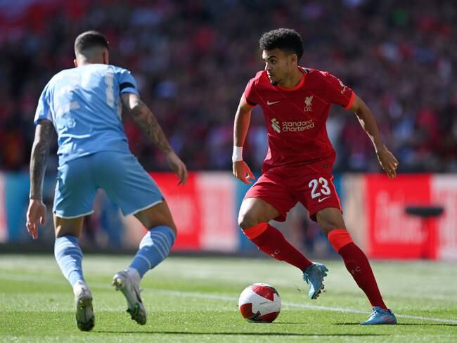Luis Diaz del Liverpool (Photo by Justin Setterfield - The FA/The FA via Getty Images)