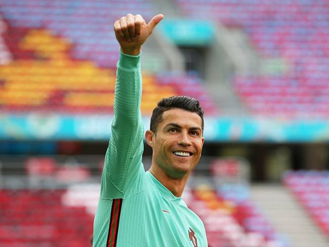Cristiano Ronaldo, jugador de Portugal en la Eurocopa 2021. Foto: Alex Livesey - UEFA/Getty Images