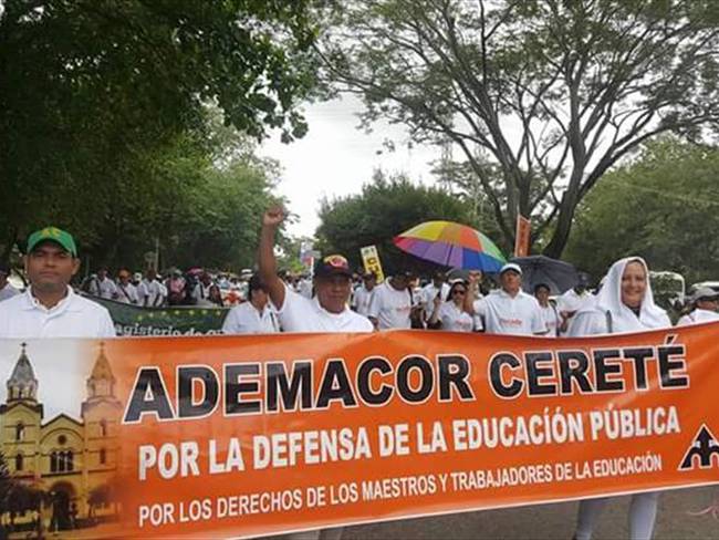 Por amenazas más de 40 docentes han sido trasladados en Córdoba. Foto: Cortesía Ademacor