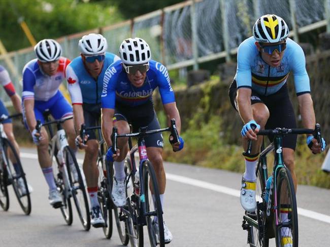 El colombiano recibió diploma olímpico tras finalizar en la octava posición de la prueba de ciclismo de ruta. Foto: Getty Images