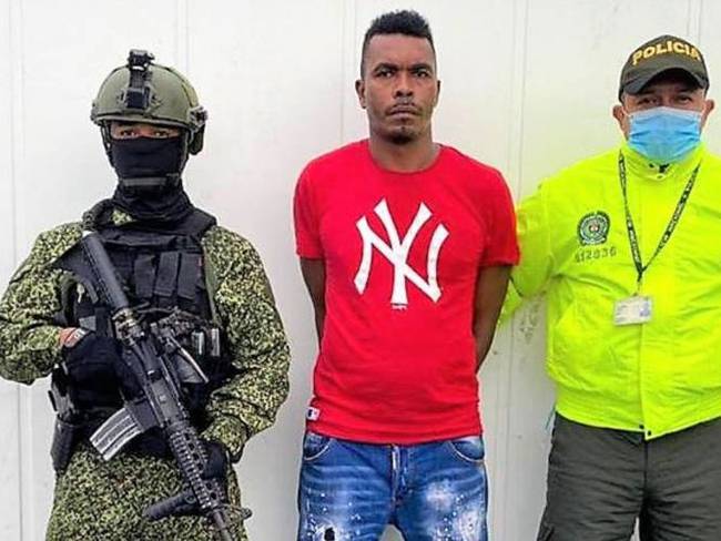 José Límber Valencia había sido expulsado de la Jurisdicción Especial para la Paz. Crédito: Policía Nacional.