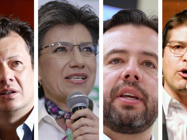 Candidatos a la Alcaldía de Bogotá reaccionaron a los resultados de las últimas encuestas