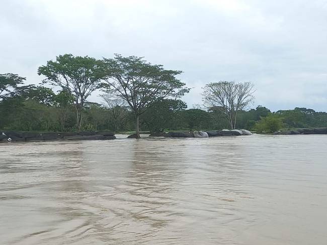 Desbordamientos del río Cauca generan emergencia en Ayapel, Córdoba. Foto: cortesía.