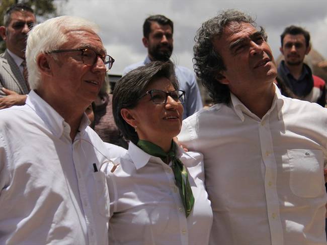 Claudia López y Jorge Robledo encabezarán la lista al Senado de cada uno de sus partido políticos. Foto: Colprensa