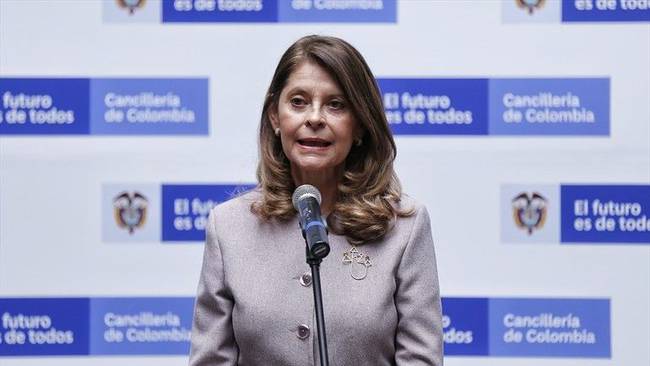 Marta Lucía Ramírez aseguró que la reunión no se llevará a cabo por la visita del secretario general de la ONU, Antonio Guterres. Foto: Colprensa