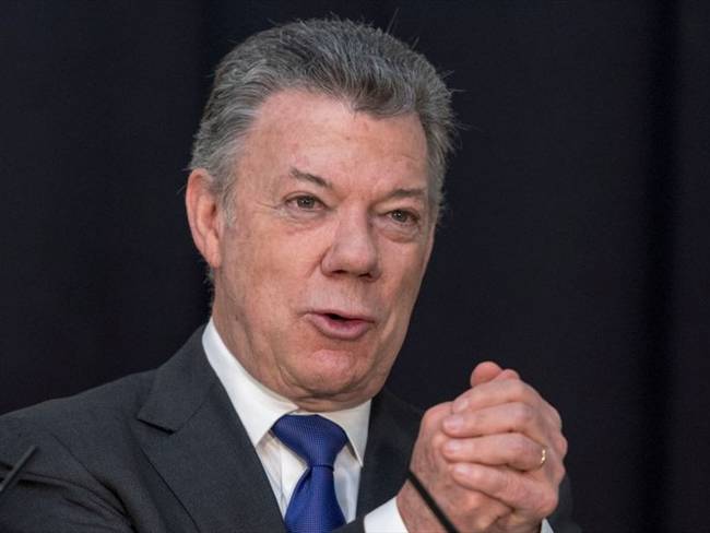 Juan Manuel Santos celebró públicamente las buenas noticias. Foto: Getty Images