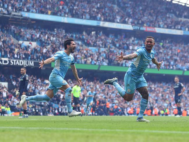 Manchester City, campeón de la Premier League 2021/2022 (Photo by Robbie Jay Barratt - AMA/Getty Images)