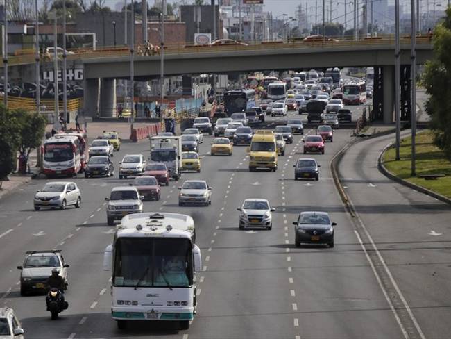 Según la Secretaría de Movilidad de Bogotá la velocidad promedio de los desplazamientos en la ciudad mejorar en un 11%. Foto: Colprensa