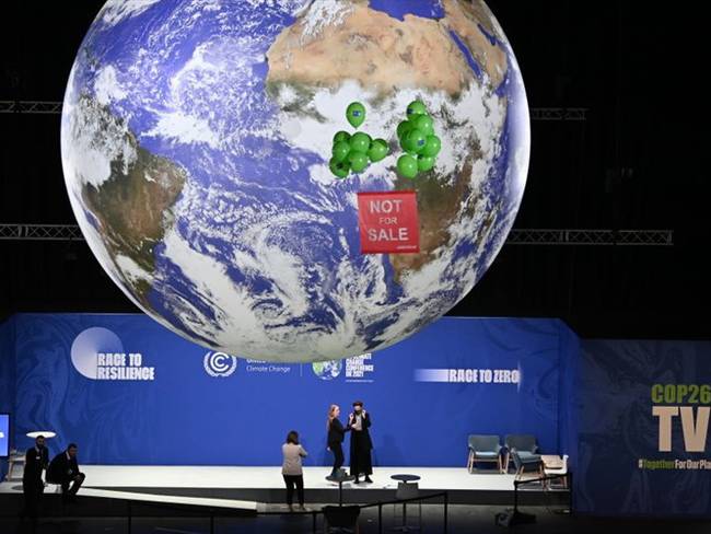 COP26 en Glasgow. Foto: Jeff J Mitchell/Getty Images