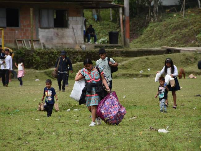 Retorno de indígenas de Bogotá a Risaralda y Chocó / Foto: Unidad de Víctimas - Eje Cafetero