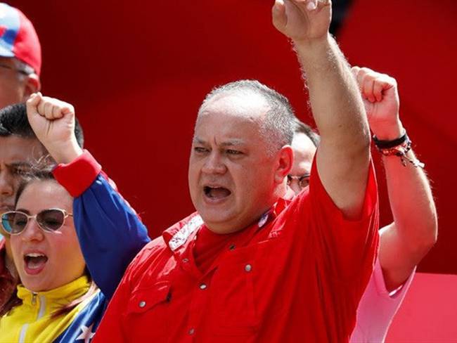 &quot;Tienen montado un show y un falso positivo&quot;, advirtió Diosdado Cabello desde la frontera. Foto: Colprensa