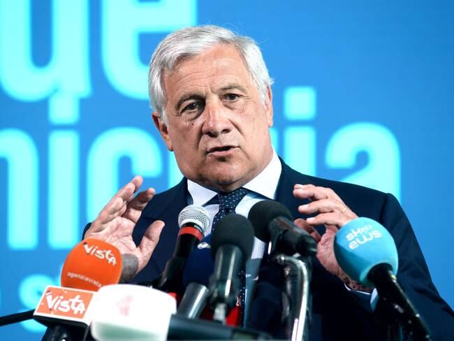 Antonio Tajani, canciller de Italia. Foto: Getty Images.