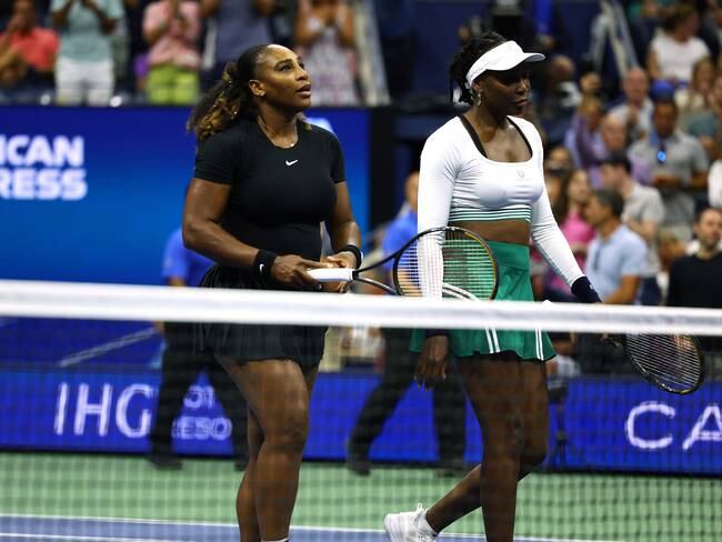 Serena y Venus Williams. (Photo by Elsa/Getty Images)