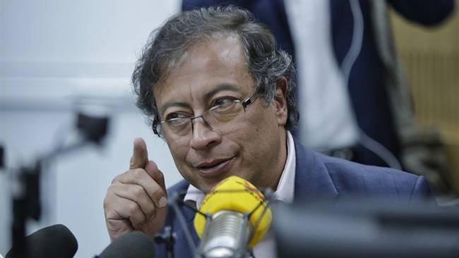 Senador de la República Gustavo Petro. Foto: Colprensa - Álvaro Tavera