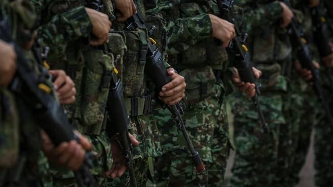 Imagen de referencia del Ejército Nacional. Foto: Juancho Torres/Anadolu Agency via Getty Images
