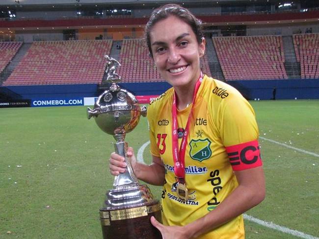 Gavy Santos, jugadora colombiana. Foto: Colprensa