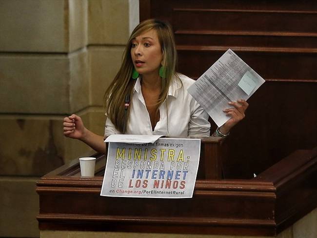 Katherine Miranda radica tutela en contra de la mesa directiva de la Cámara de Representantes. Foto: Colprensa