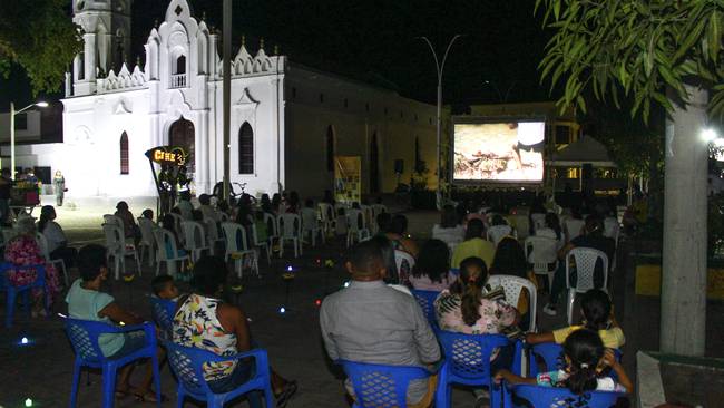 Cine en Aracataca. Foto: Universidad del Magdalena