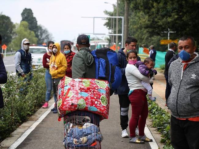 Bogotá hará registro biométrico de migrantes. Foto: Colprensa