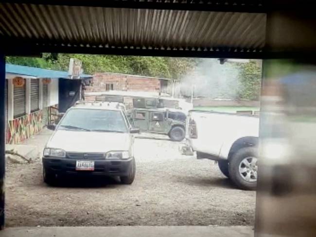 Un militar herido por enfrentamientos entre el Ejército y el ELN en la vía Cúcuta-Ocaña. Foto: Cortesía.