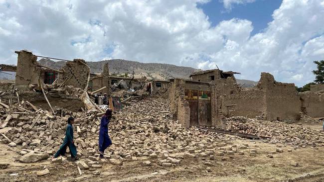 Terremoto en Afganistán. Foto: Getty Images