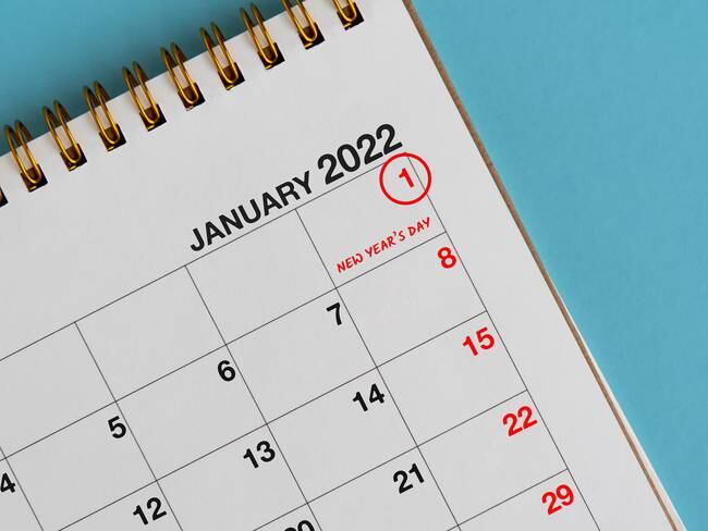 Imagen de referencia del calendario del 2022
