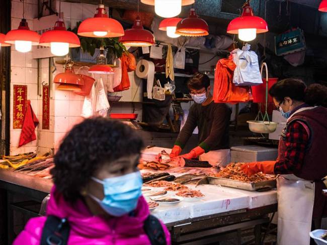 Wei Guixian, era una vendedora de camarones que trabajaba en el &quot;mercado húmedo&quot; de Wuhan.. Foto: Getty Images