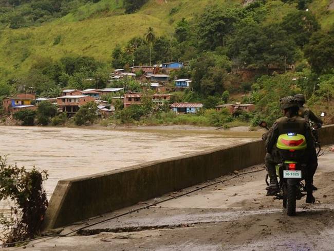 Habitantes de las veredas de Ituango contaron en Sigue La W cómo ha sido la situación en medio del desplazamiento. . Foto: Colprensa