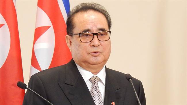 Ri Su Yong, vicepresidente ejecutivo de la Administración de Aviación de Corea del Norte. Foto: Agencia Anadolu