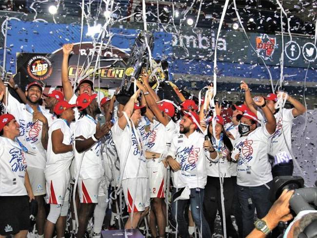 Titanes de Barranquilla es el tetracampeón del baloncesto colombiano. Foto: Comunicaciones Titanes de Barranquilla