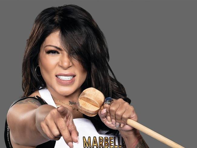 Marbelle, cantante colombiana, en Masterchef Celebrity. Foto: Colprensa-RCN