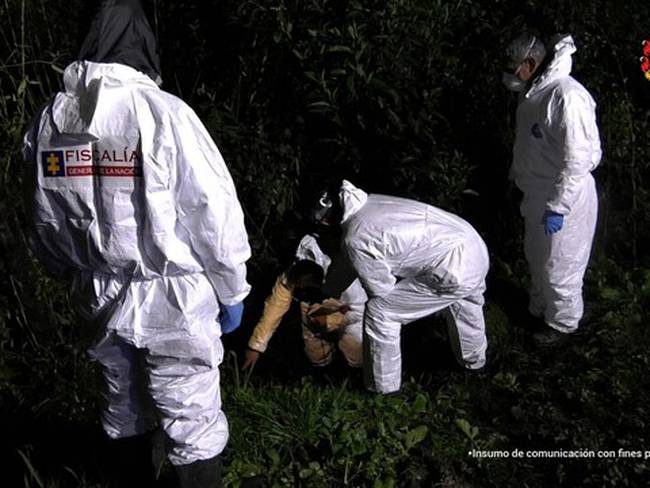 Fiscalía encontró el cuerpo de Adriana Pinzon. Foto: Fiscalía General de la Nación