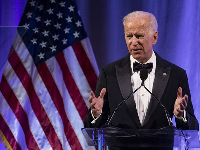 Joe Biden anuncia su candidatura a la Casa Blanca para 2022. Foto: Getty Images
